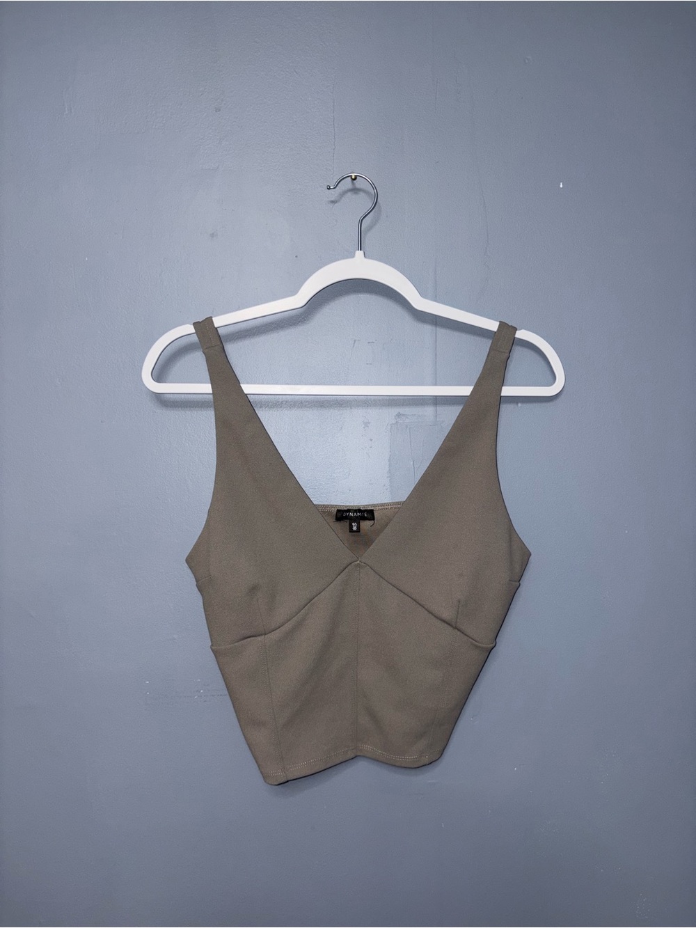 Dynamite • Gray Crop TankTop